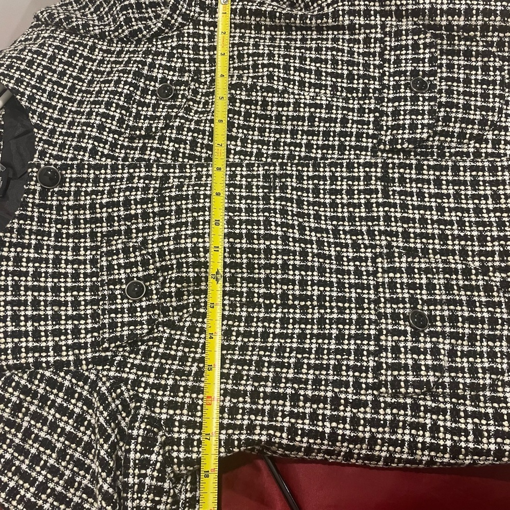 🔥🔥🔥NEW Sandro Tweed Crop Blazer - Picture 6 of 7